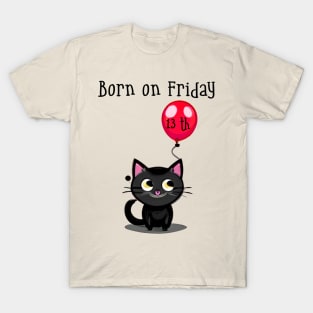 Cute Black Cat T-Shirt